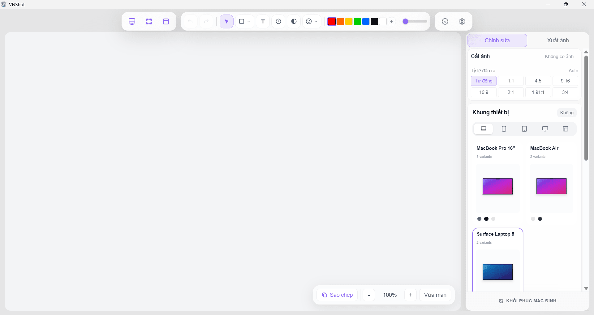 Giao diện Sáng (Light Mode)